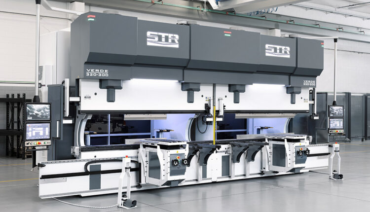 New STR electric tandem press brake Logo