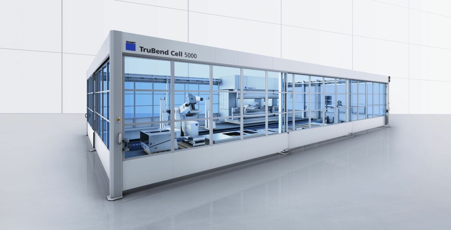The new TruBend Cell 5000 is available with bending machines from the current TruBend Series 5000.