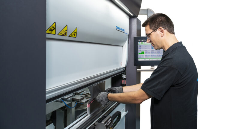 LVD is "Shaping Flows" with Bending & Laser Cutting Technology Logo